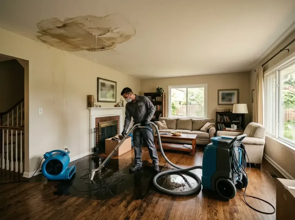 attic-pipe-burst-ceiling-drip-008 — frequently asked questions, Water Damage Restoration & Carpet Care in Mattapoisett Cente…
